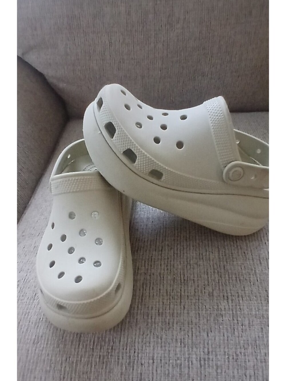 Women's Classic Crush Clog Crocs Platform Wedge Size 5.